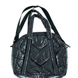 Wild Fable Shiny Black Duffle Bag